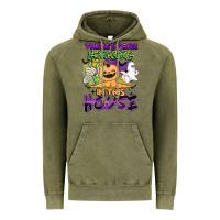 Vintage Olive theres some horrors in this house Vintage Hoodie - BarkalooDesign