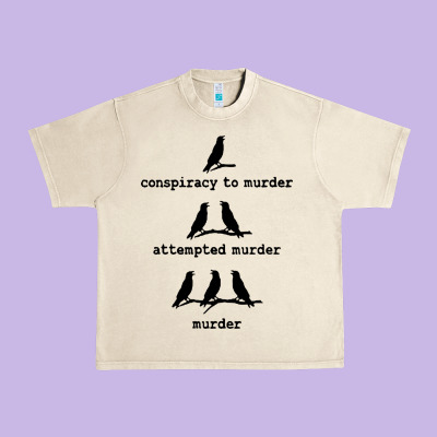 Attempted Murder Cute Urban Heavy Tee Designed By Artisfamous