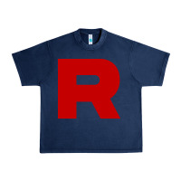 Navy r is team rocket Urban Heavy Tee - artisFamous