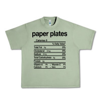 Oil Green paper plates nutrition facts funny thanksgiving christmas Urban Heavy Tee - artisFamous