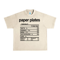 Sandshell paper plates nutrition facts funny thanksgiving christmas Urban Heavy Tee - artisFamous