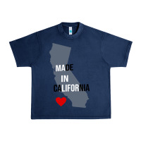 Navy made in california Urban Heavy Tee - artisFamous