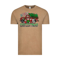 Vintage Coffee merry christmas  truck Vintage Tee - CowhideDigitalArt