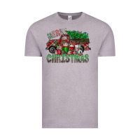 Vintage Zinc merry christmas  truck Vintage Tee - CowhideDigitalArt