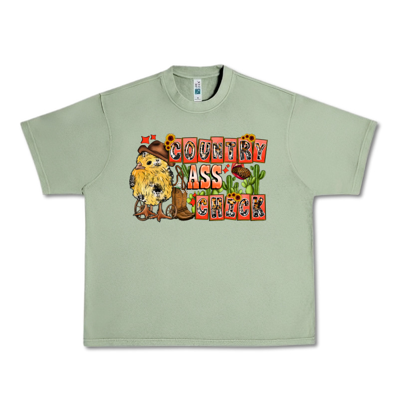 Country Ass Chick Urban Heavy Tee by CowhideDigitalArt | Teevron
