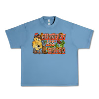 Pebble Blue Country Ass Chick Urban Heavy Tee - CowhideDigitalArt