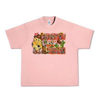 Salmon Country Ass Chick Urban Heavy Tee - CowhideDigitalArt