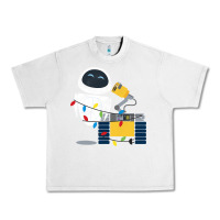 Lunar Rock wall e eve christmas light wrap graphic t shirt Urban Heavy Tee - artisFamous