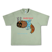 Oil Green Double Barrel Urban Heavy Tee - artisFamous