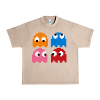 French Oak pacman ghosts cool retro 80s Urban Heavy Tee - artisFamous