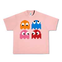 Salmon pacman ghosts cool retro 80s Urban Heavy Tee - artisFamous