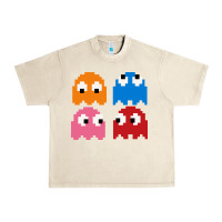 Sandshell pacman ghosts cool retro 80s Urban Heavy Tee - artisFamous