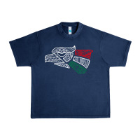 Navy mexico flag Urban Heavy Tee - artisFamous