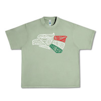Oil Green mexico flag Urban Heavy Tee - artisFamous