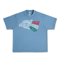Pebble Blue mexico flag Urban Heavy Tee - artisFamous