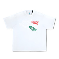 White mexico flag Urban Heavy Tee - artisFamous