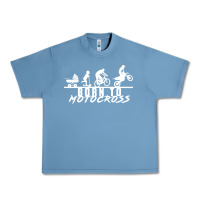Pebble Blue motocross motocicleta evolución offroad Urban Heavy Tee - artisFamous