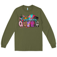 Army Green crafting queen Long Sleeve Tee - Artiststas