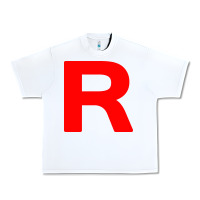 White team rocket long sleeve t shirt Urban Heavy Tee - artisFamous