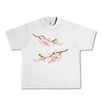 Lunar Rock cherry blossom sakura with bird Urban Heavy Tee - artisFamous