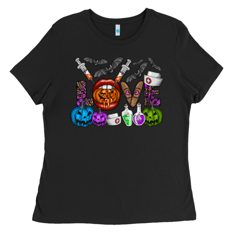 Love  Halloween Ladies Tee by CowhideDigitalArt | Teevron