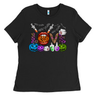 Black love  halloween Ladies Tee - CowhideDigitalArt
