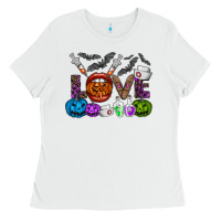 White love  halloween Ladies Tee - CowhideDigitalArt