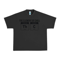 Pigment Black mens the element of chill thc marijuana joke black Urban Heavy Tee - artisFamous