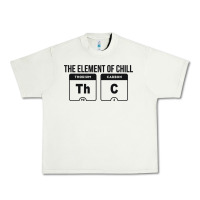Mens The Element Of Chill Thc Marijuana Joke Black Urban Heavy Tee | Teevron