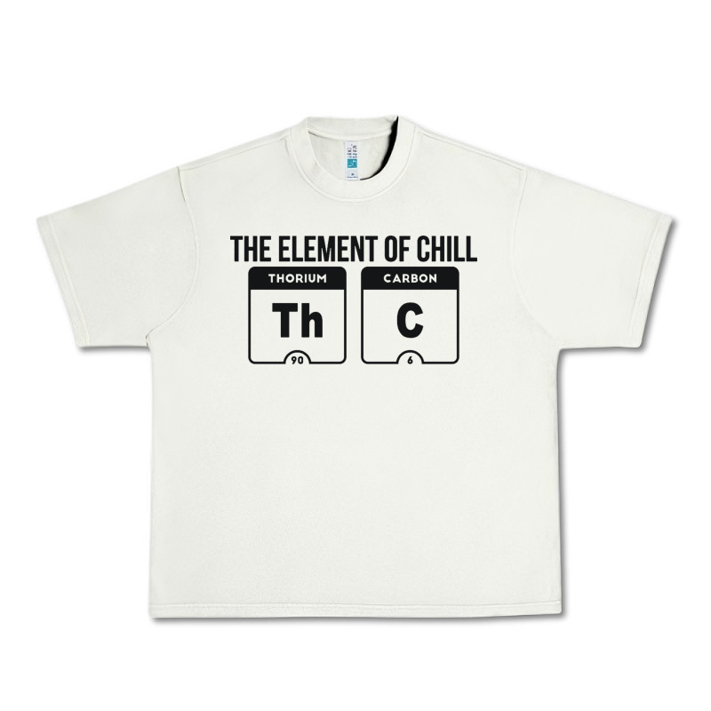 Mens The Element Of Chill Thc Marijuana Joke Black Urban Heavy Tee by artisFamous | Teevron
