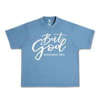 Pebble Blue but god imajes Urban Heavy Tee - artisFamous