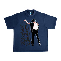 Navy Michael Jackson Urban Heavy Tee - artisFamous