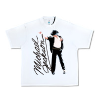 White Michael Jackson Urban Heavy Tee - artisFamous