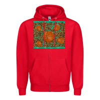 Red basketball tumbler Zipper Hoodie - RanaPortraitStore