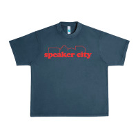 Midnight Navy speaker city Urban Heavy Tee - artisFamous