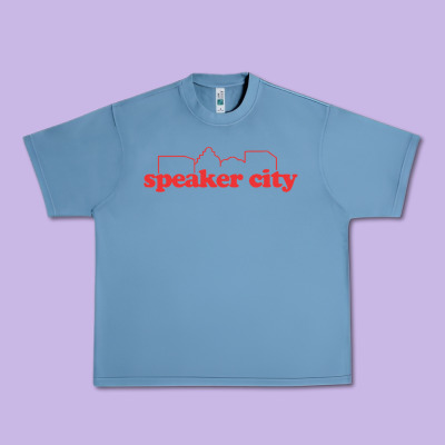Speaker City Urban Heavy Tee Designed By Artisfamous