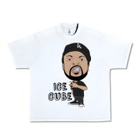 White Ice Cube Urban Heavy Tee - artisFamous