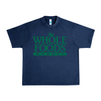 Navy Whole Foods Market Urban Heavy Tee - artisFamous