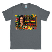 Charcoal Heather Juneteenth black teacher magic Classic Tee - FaDigitalArtStudio