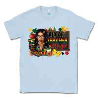 Dusty Blue Juneteenth black teacher magic Classic Tee - FaDigitalArtStudio