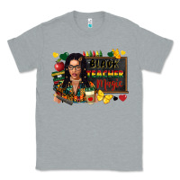 Heather Grey Juneteenth black teacher magic Classic Tee - FaDigitalArtStudio