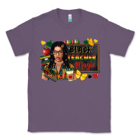 Lavender Juneteenth black teacher magic Classic Tee - FaDigitalArtStudio