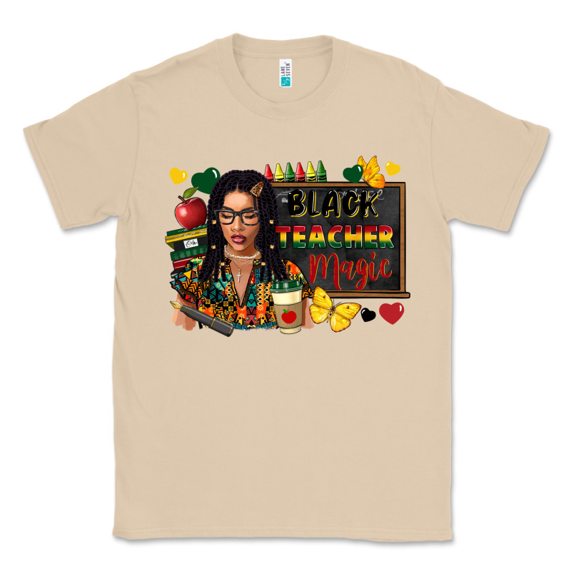 Juneteenth Black Teacher Magic Classic Tee by FaDigitalArtStudio | Teevron