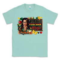 Seafoam Juneteenth black teacher magic Classic Tee - FaDigitalArtStudio