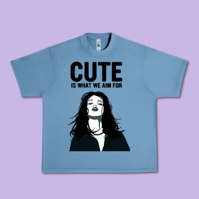 Cute Is What We Aim For Urban Heavy Tee Designed By Artisfamous