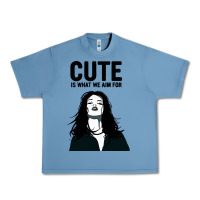 Pebble Blue cute is what we aim for Urban Heavy Tee - artisFamous