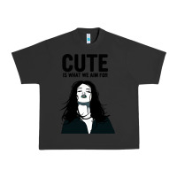 Pigment Black cute is what we aim for Urban Heavy Tee - artisFamous