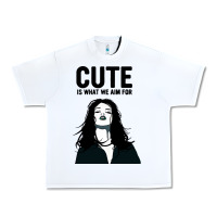 White cute is what we aim for Urban Heavy Tee - artisFamous