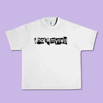 I Hate Myself Urban Heavy Tee Designed By Artisfamous