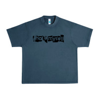 Midnight Navy i hate myself Urban Heavy Tee - artisFamous